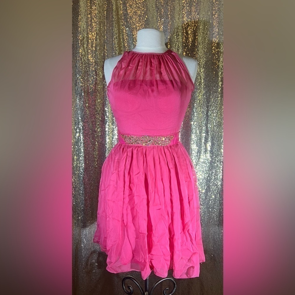 Adrianna papell pink dress